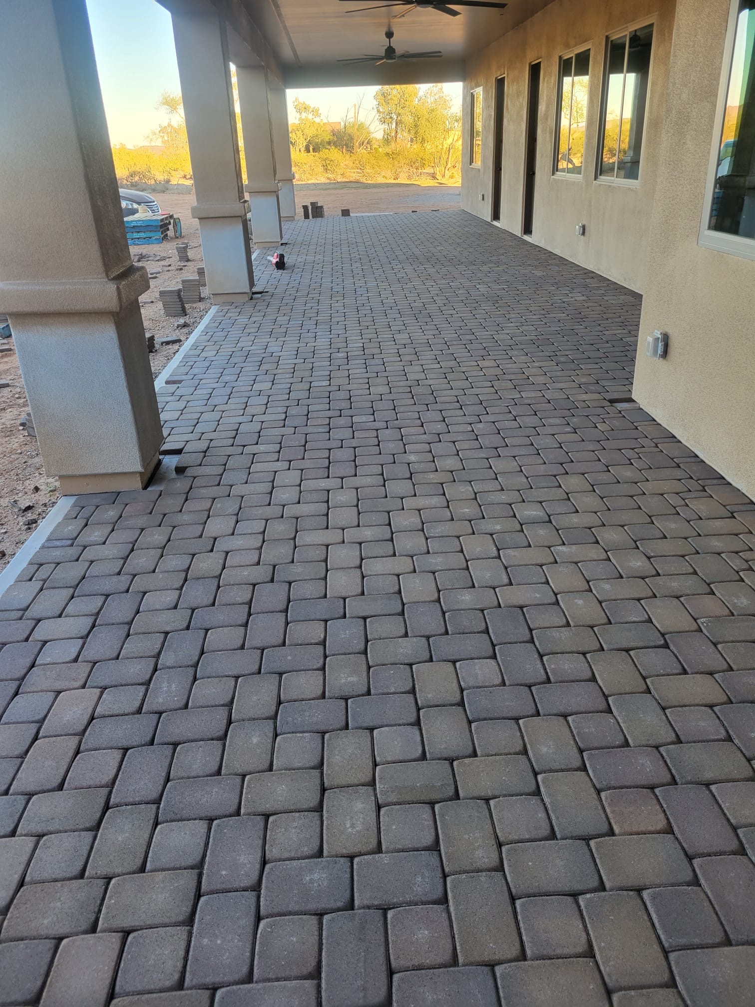 Detailed craftsmanship of natural stone masonry